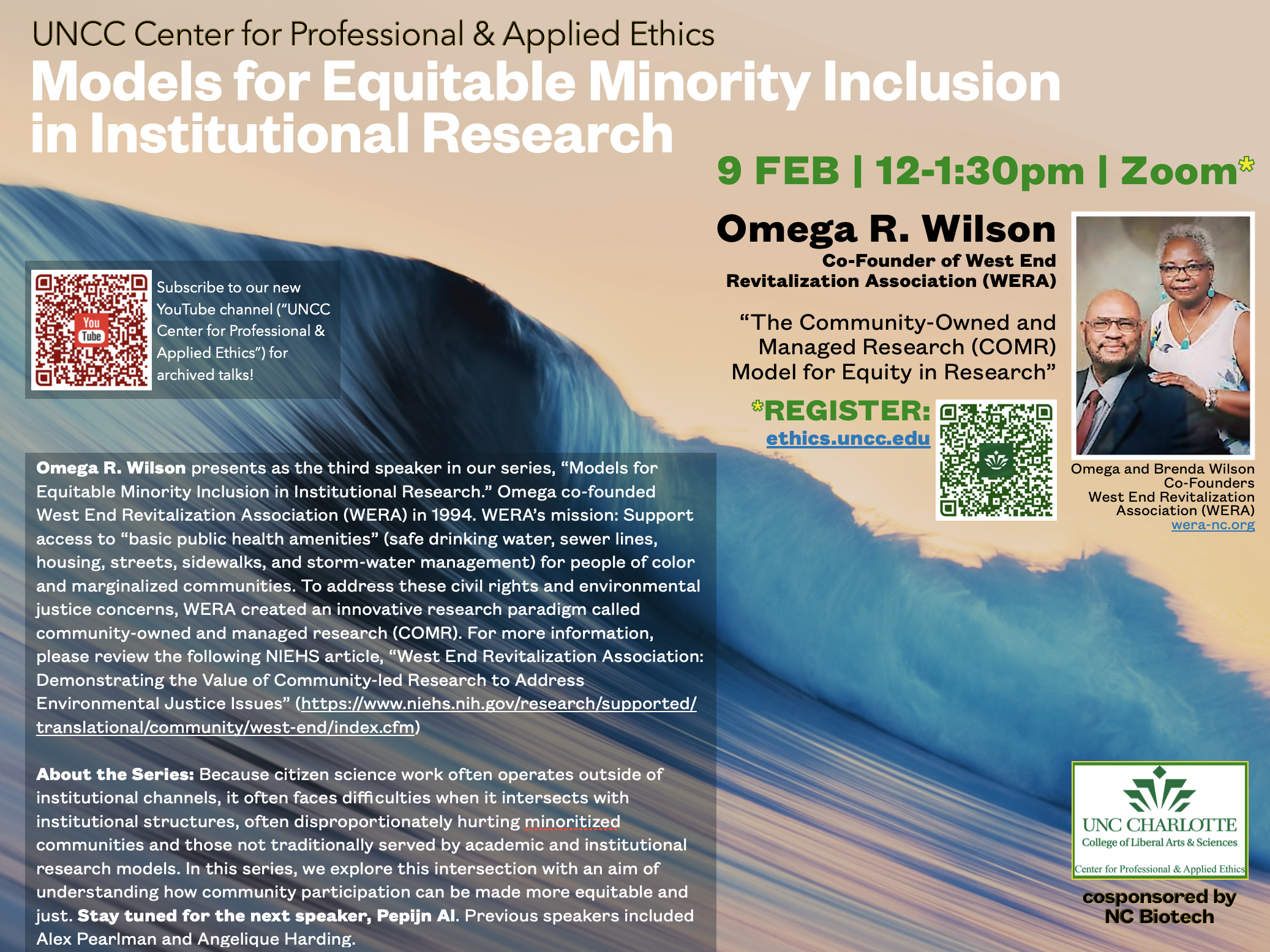 Omega R. Wilson, "The Community-Owned and Managed Research (COMR) Model for Equity in Research"