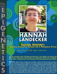 Hannah Landecker, "Eating History: Reading Epigenetic Science for a Metabolic Ethics