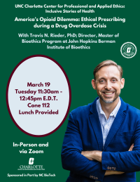 Travis Rieder, “America’s Opioid Dilemma: Ethical Prescribing during a Drug Overdose Crisis”